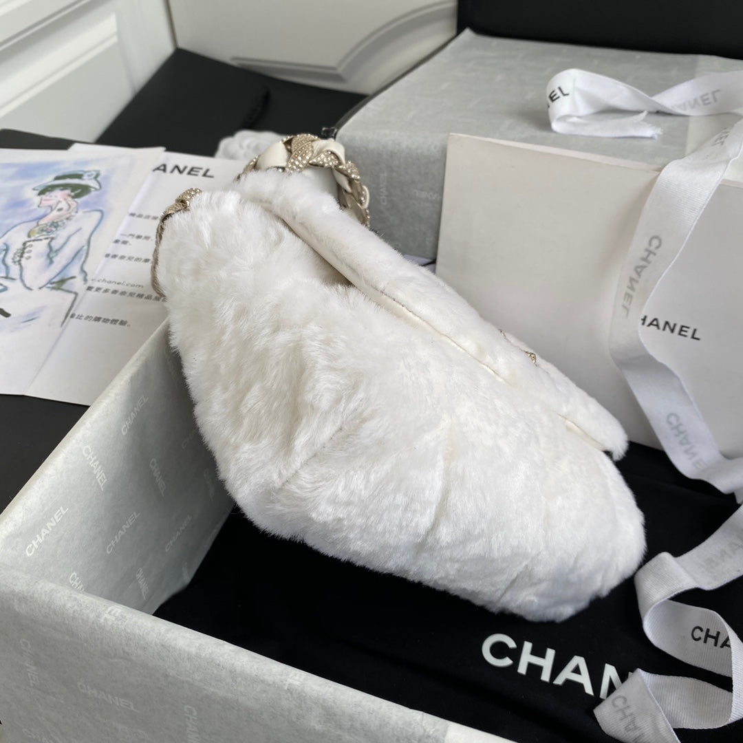Shearling Flap Bag