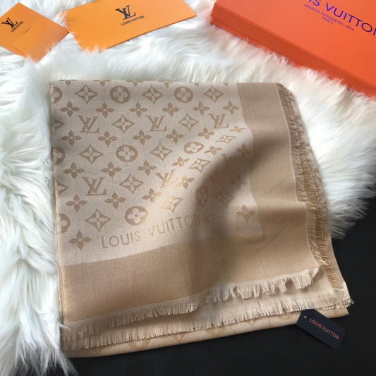 Monogram Shawl 140 x 140 cm