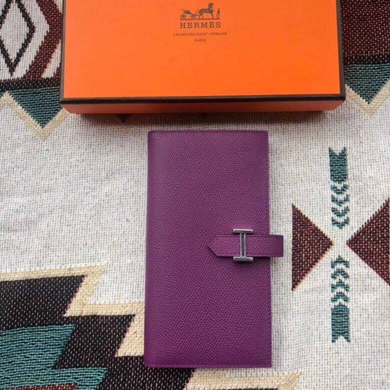 Béarn Long Wallet Epsom Leather