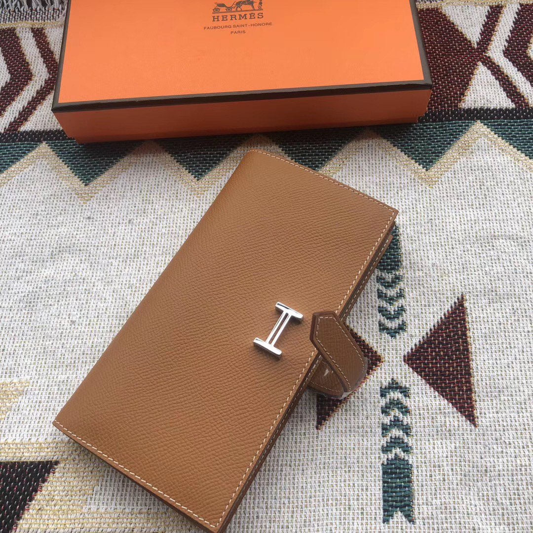 Béarn Long Wallet Epsom Leather