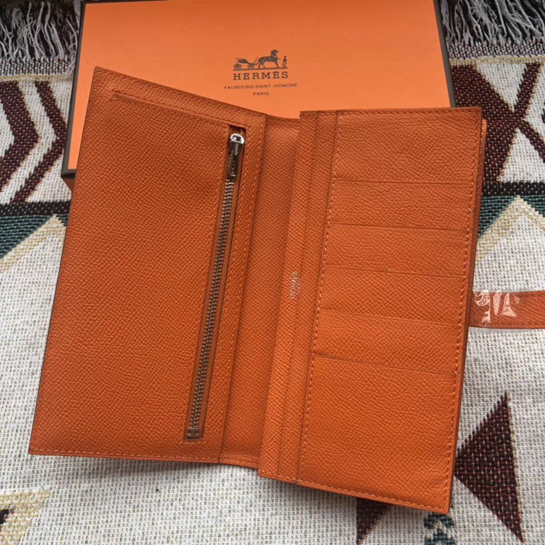 Béarn Long Wallet Epsom Leather