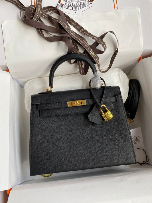 Kelly 25 Epsom Leather Bag