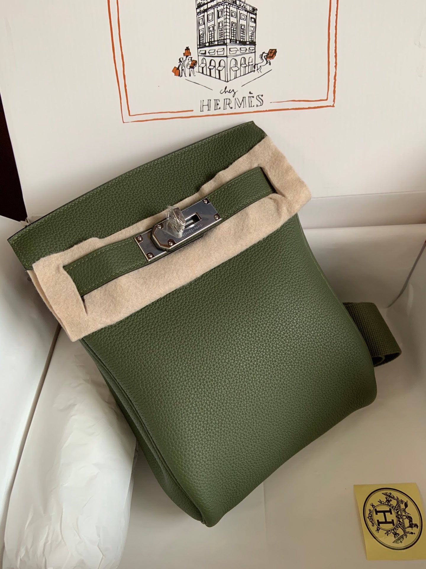HAC à Dos Backpack 18cm Togo Leather
