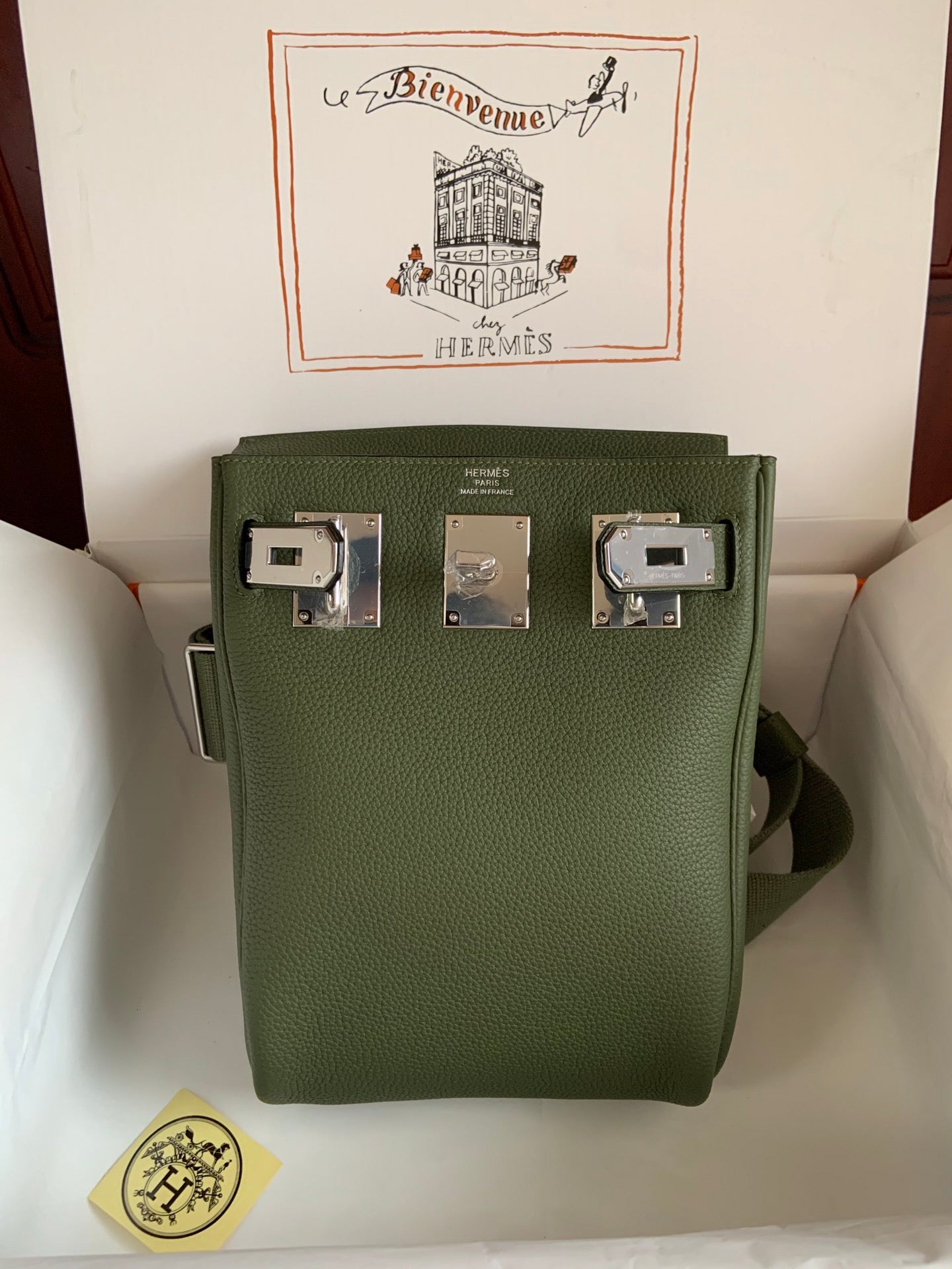 HAC à Dos Backpack 18cm Togo Leather
