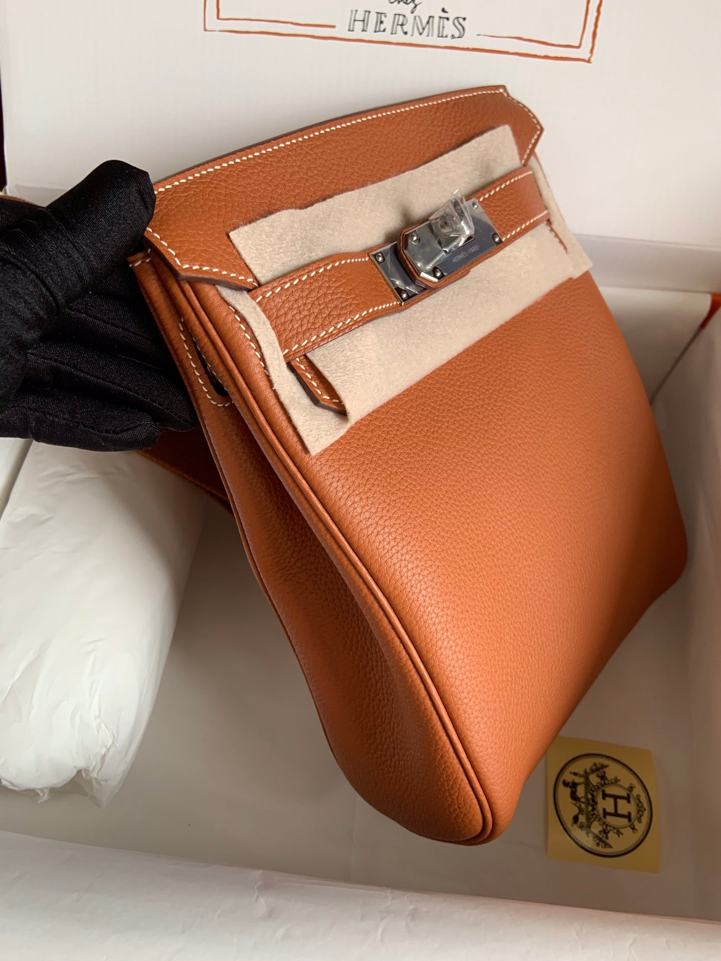 HAC à Dos Backpack 18cm Togo Leather