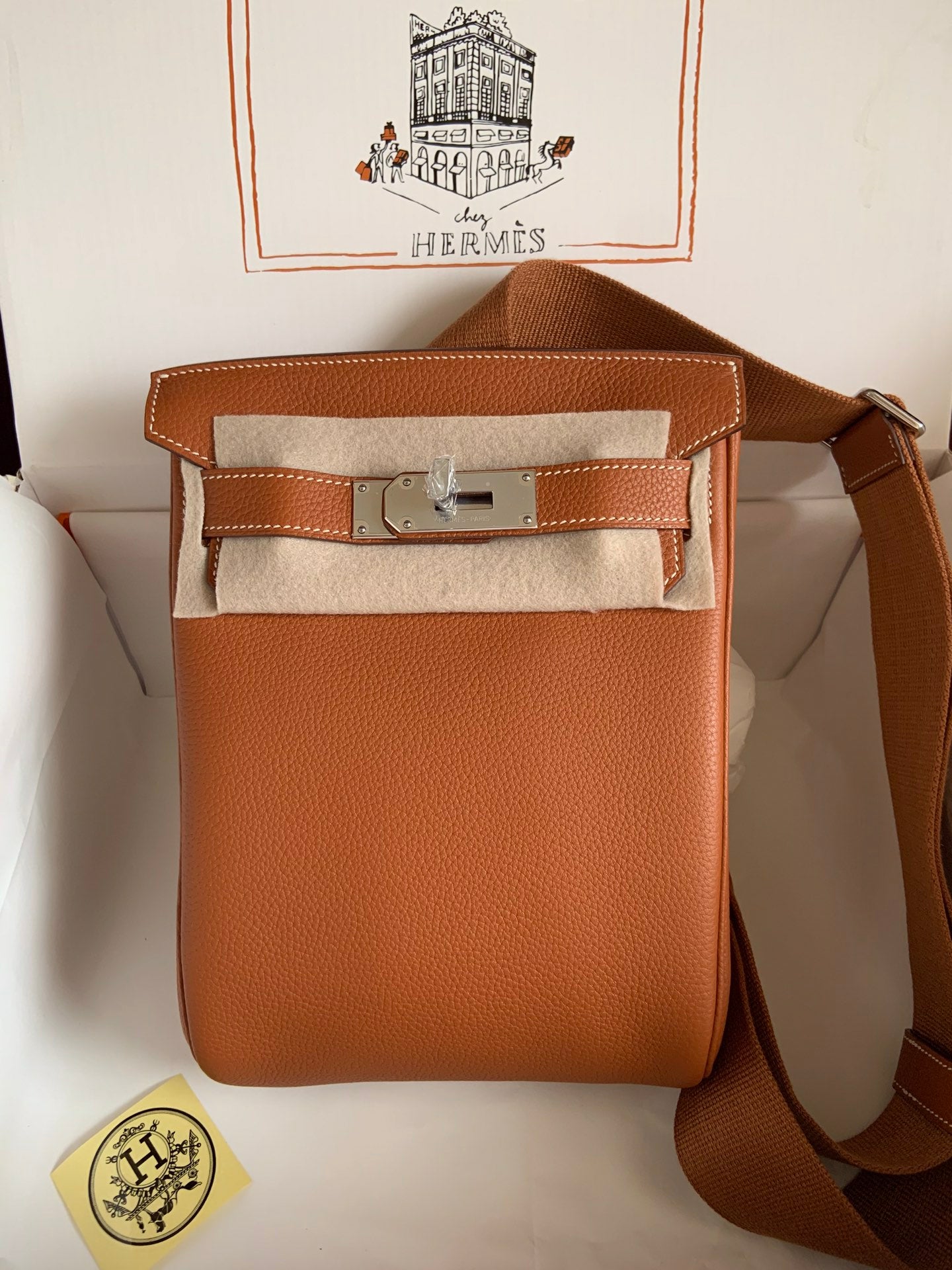 HAC à Dos Backpack 18cm Togo Leather