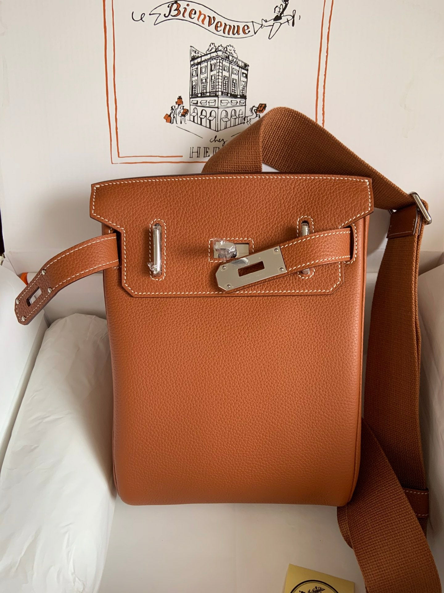 HAC à Dos Backpack 18cm Togo Leather