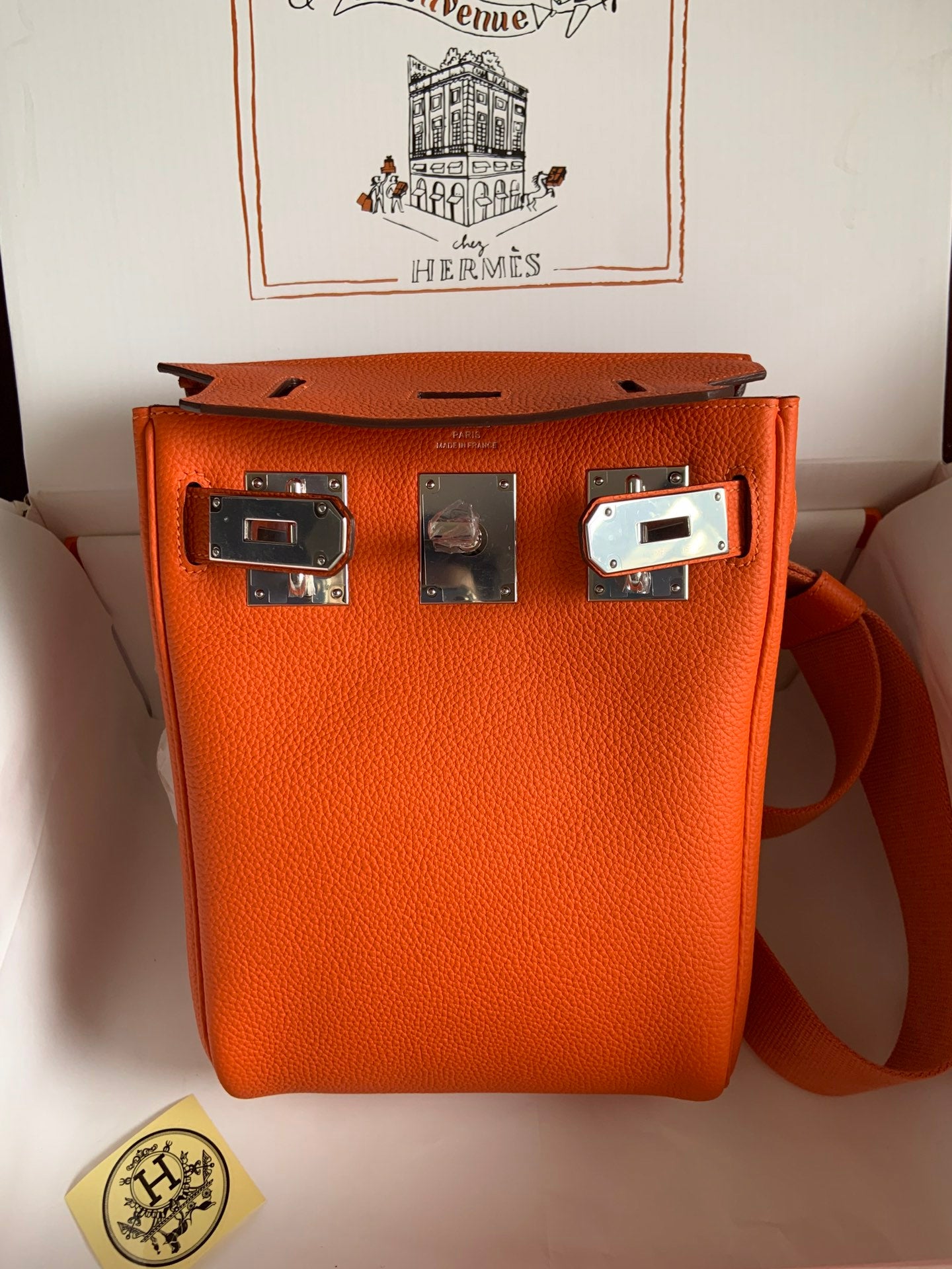 HAC à Dos Backpack 18cm Togo Leather