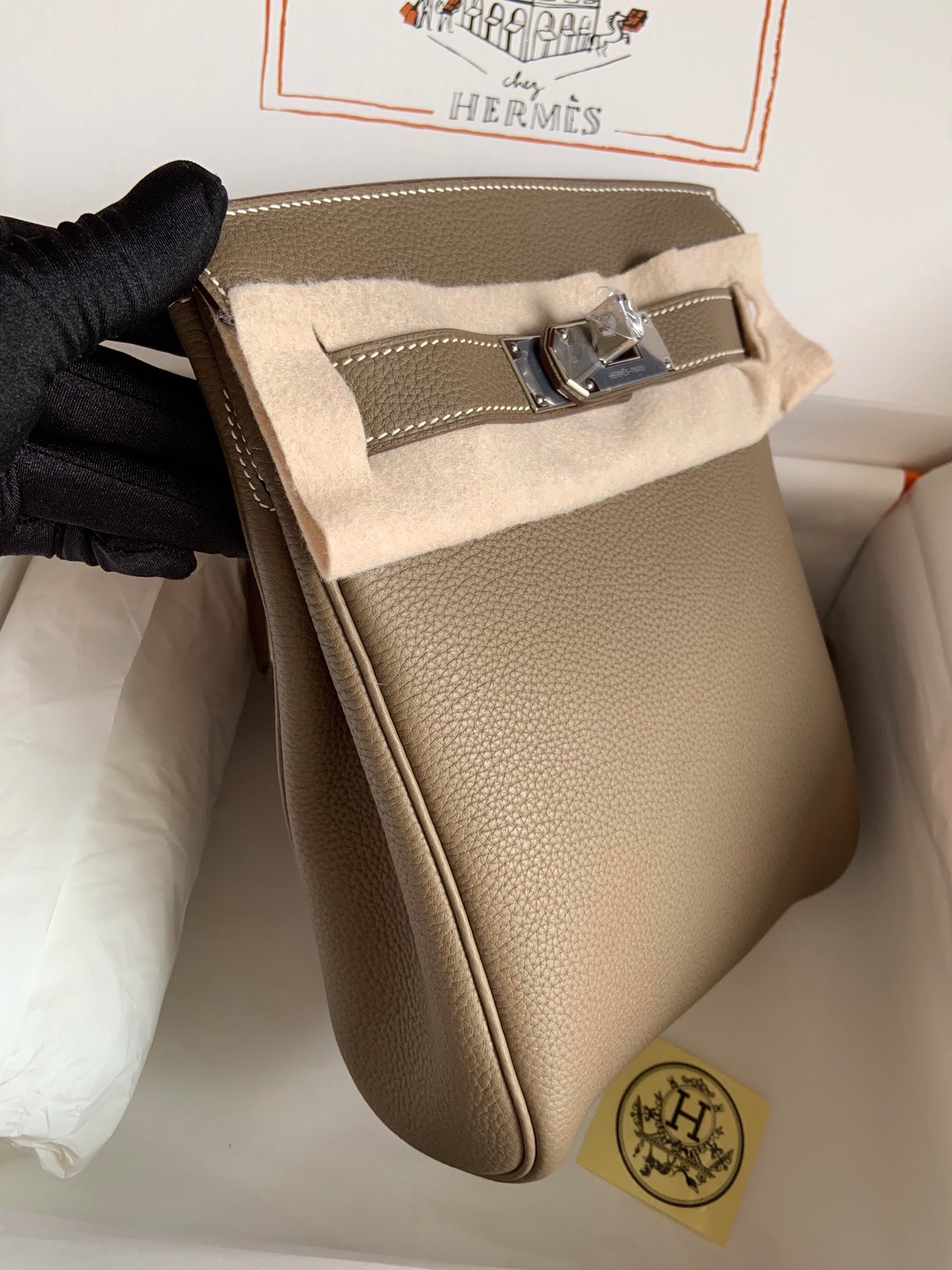 HAC à Dos Backpack 18cm Togo Leather
