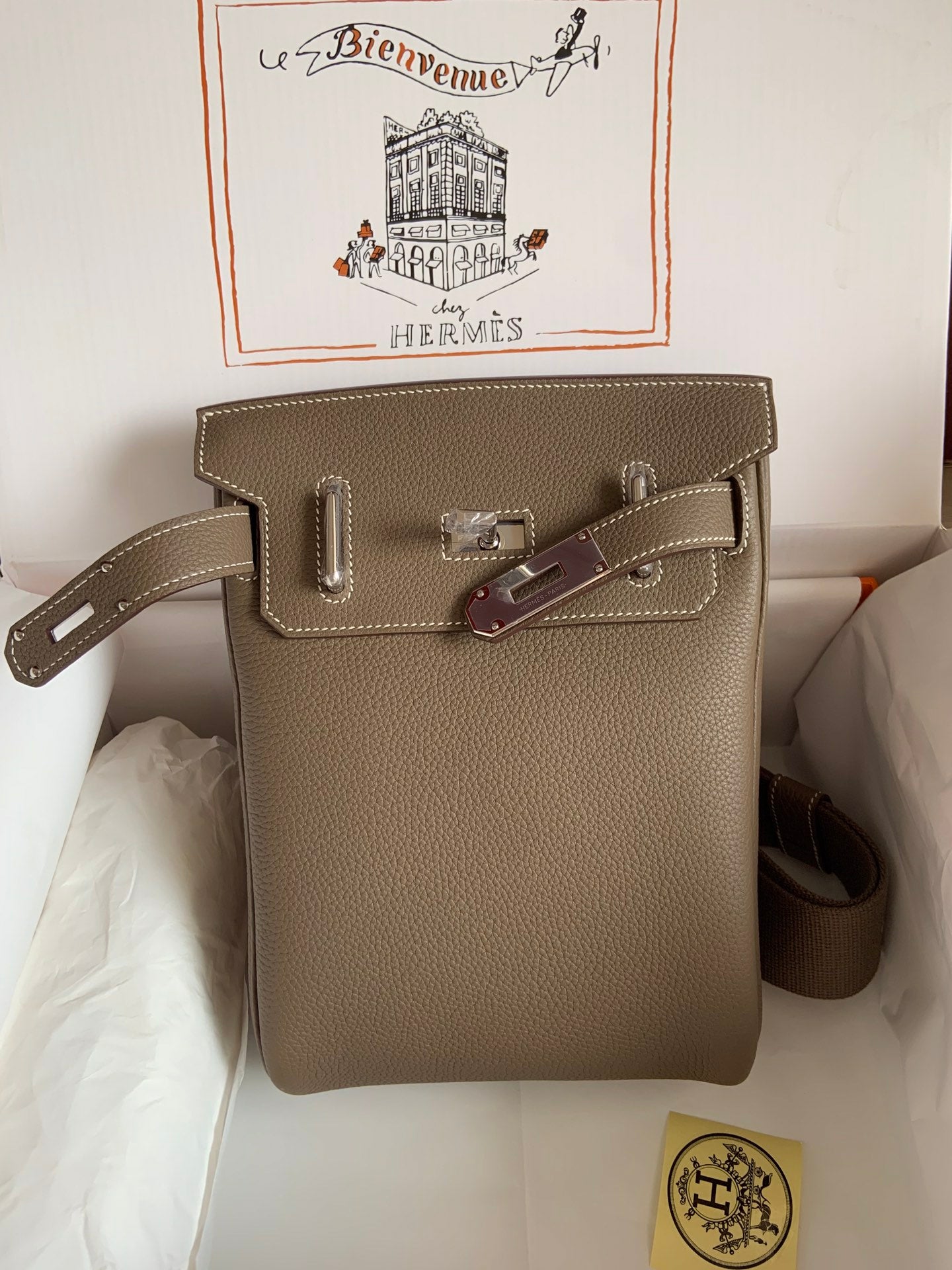 HAC à Dos Backpack 18cm Togo Leather