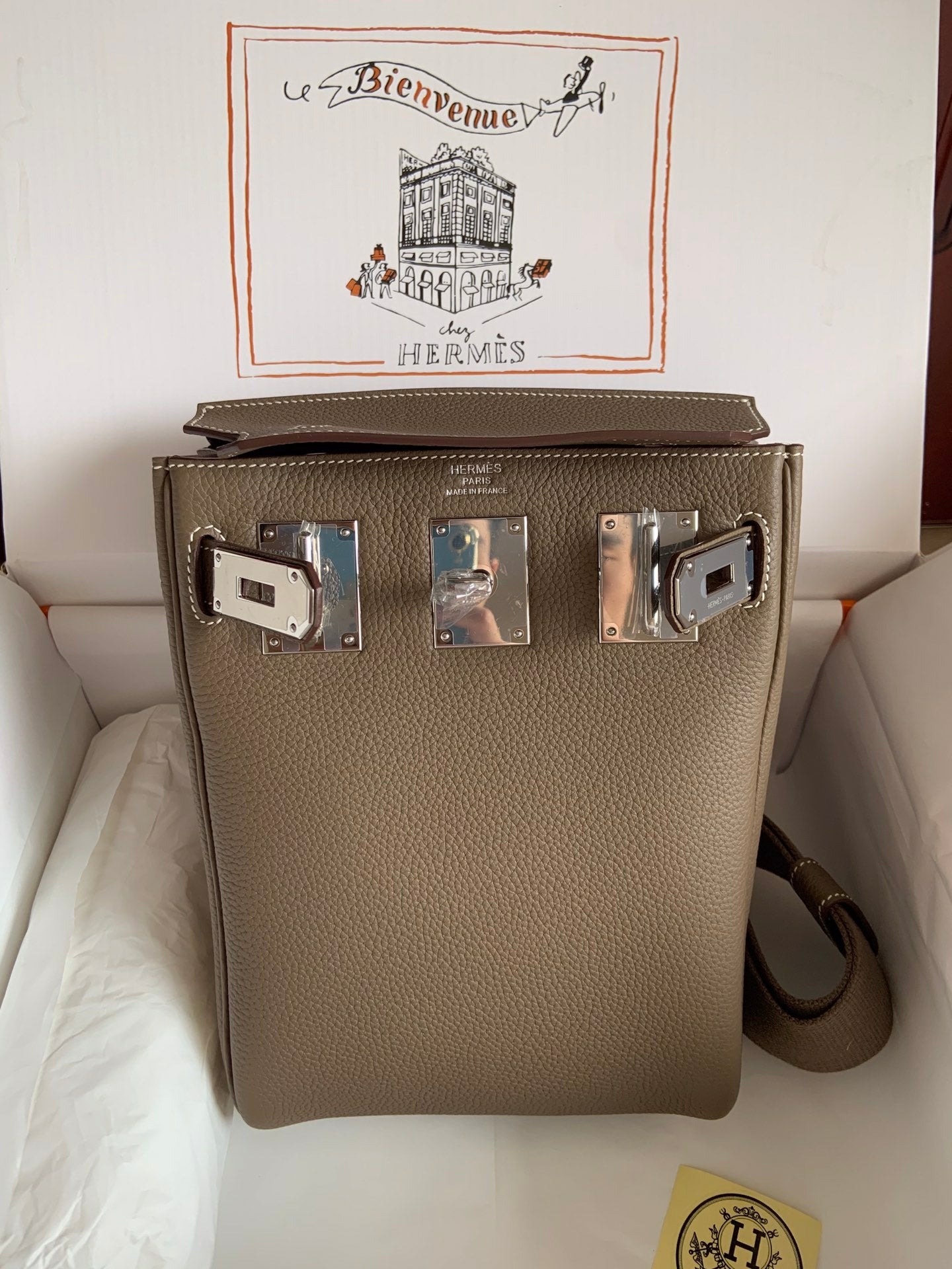 HAC à Dos Backpack 18cm Togo Leather