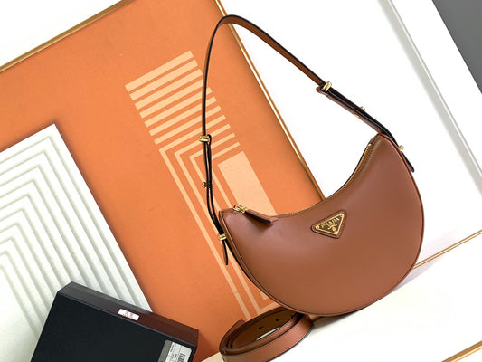 Moon-Style Dual Strap Shoulder Bag