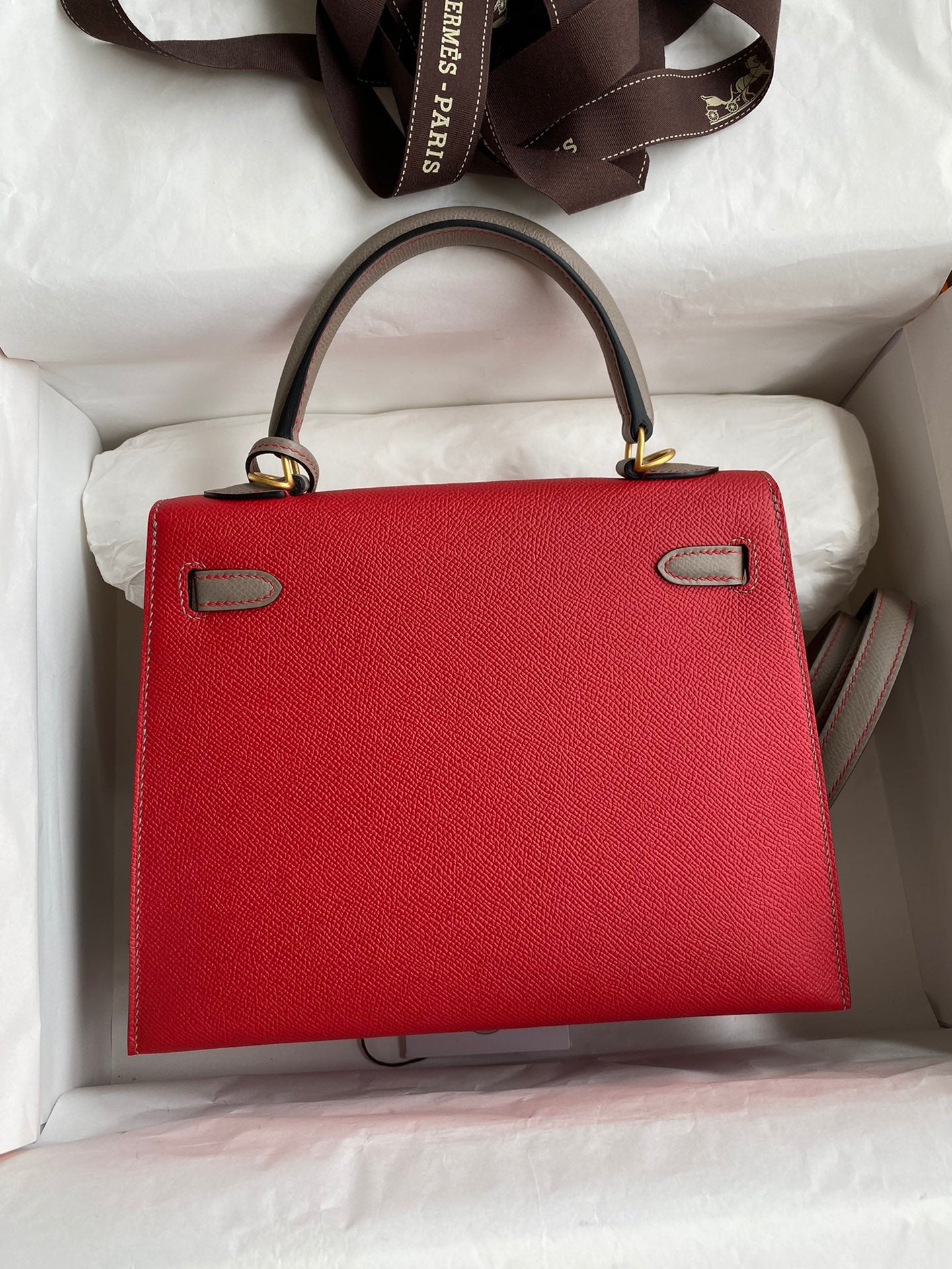 Kelly 25cm Epsom Leather Bag