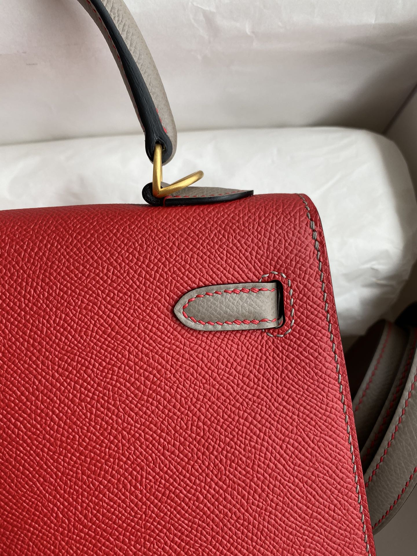 Kelly 25cm Epsom Leather Bag