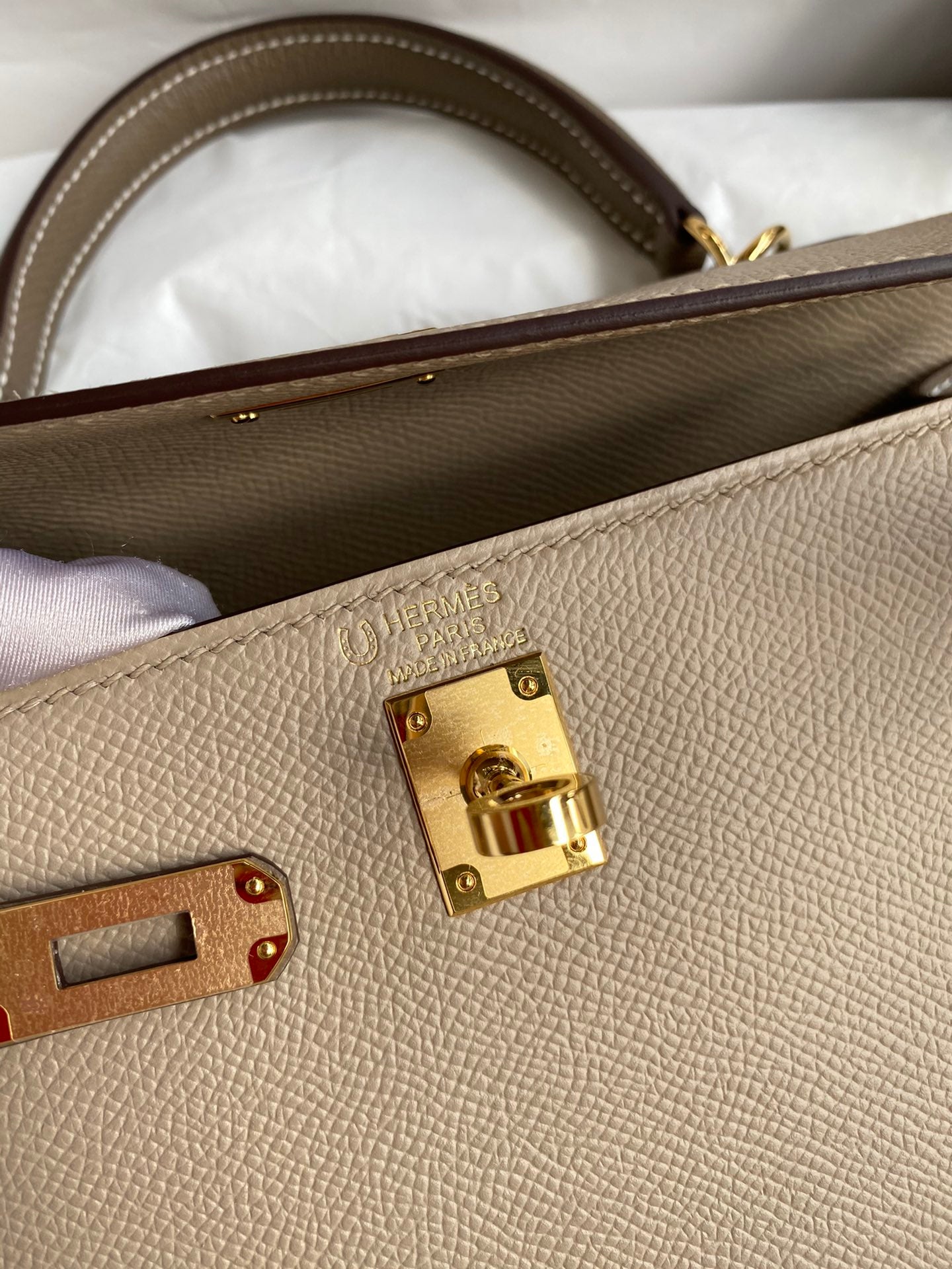 Kelly 25cm Epsom Leather Bag