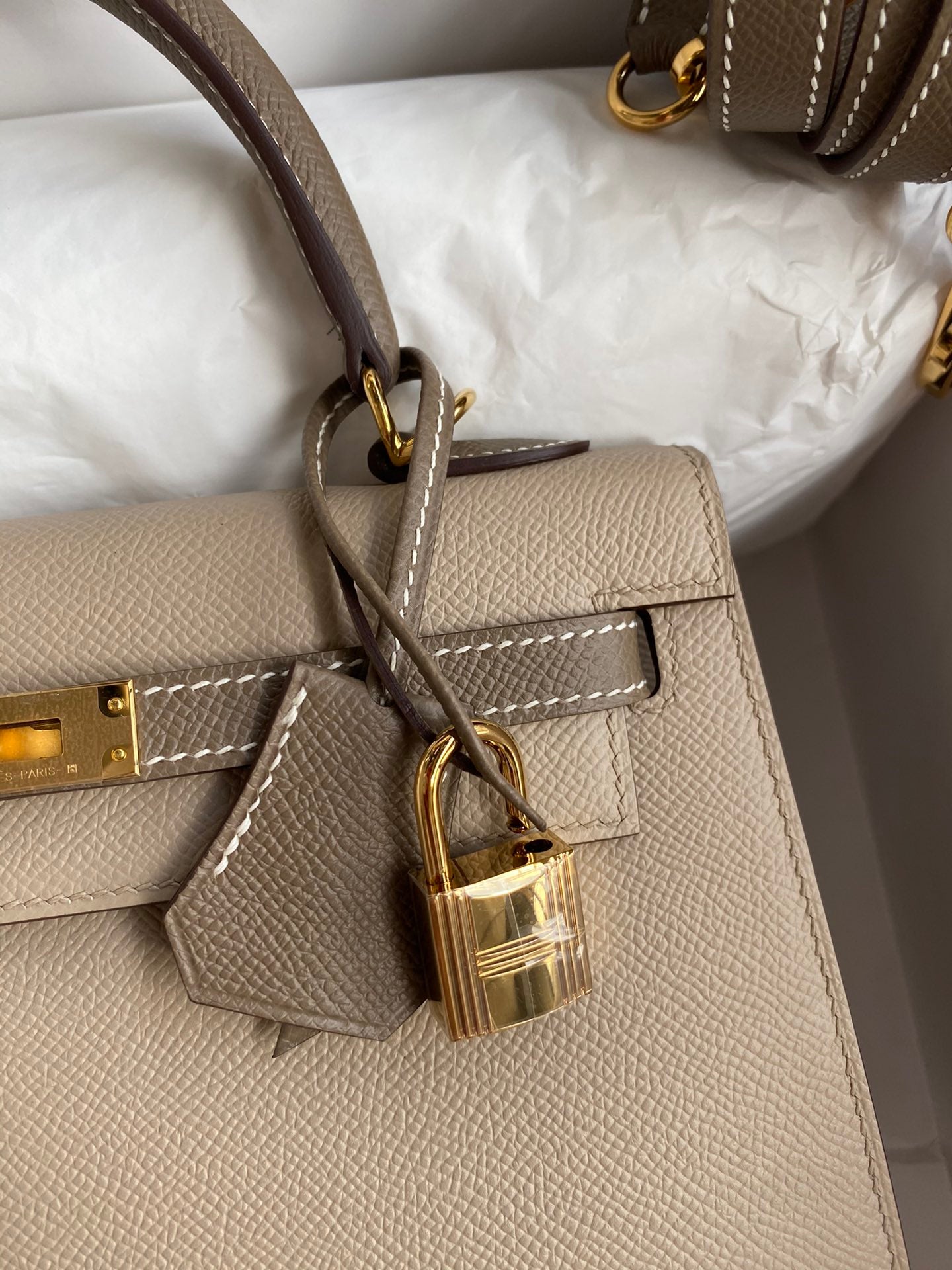 Kelly 25cm Epsom Leather Bag