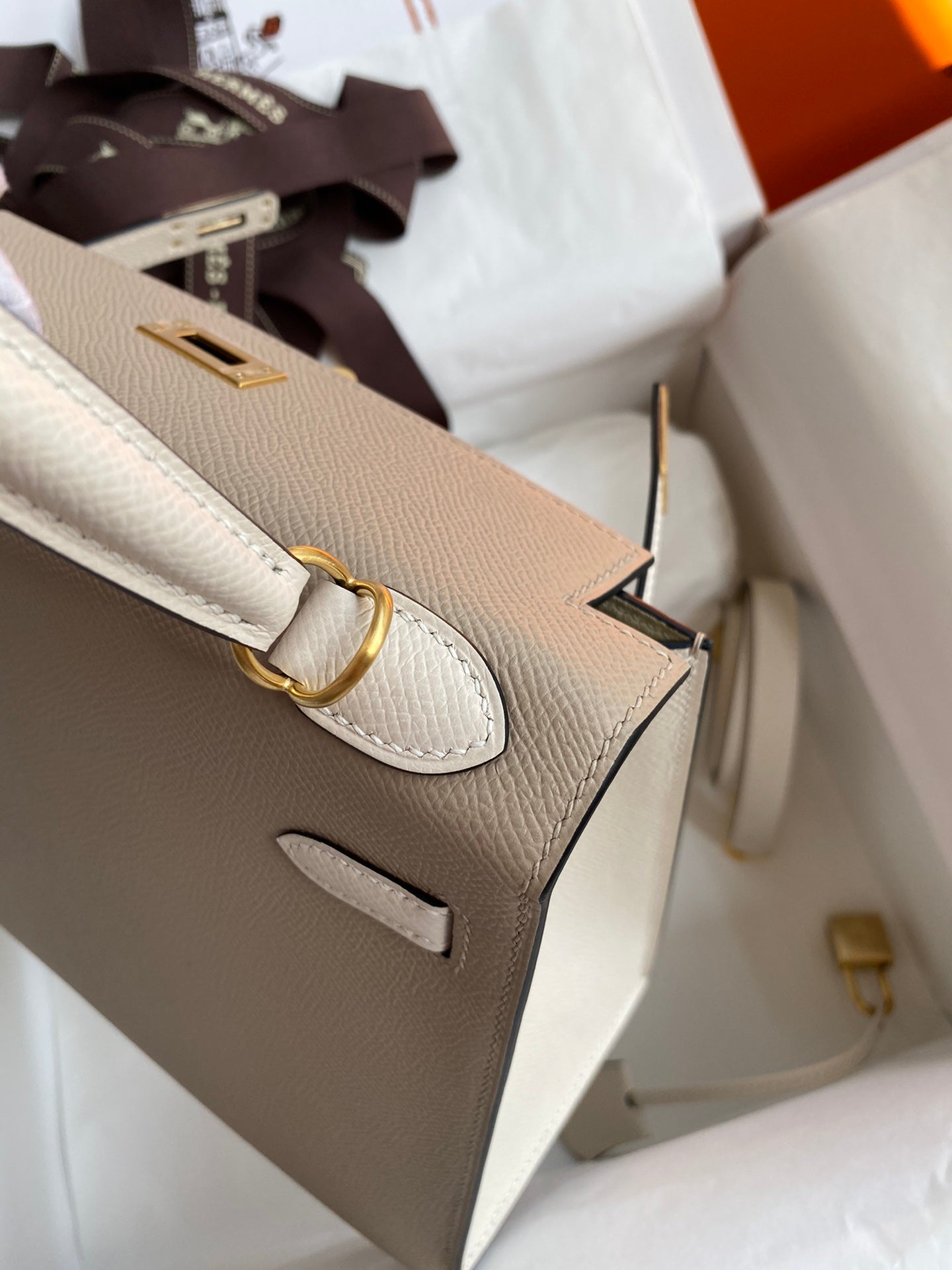 Kelly 25cm Epsom Leather Bag