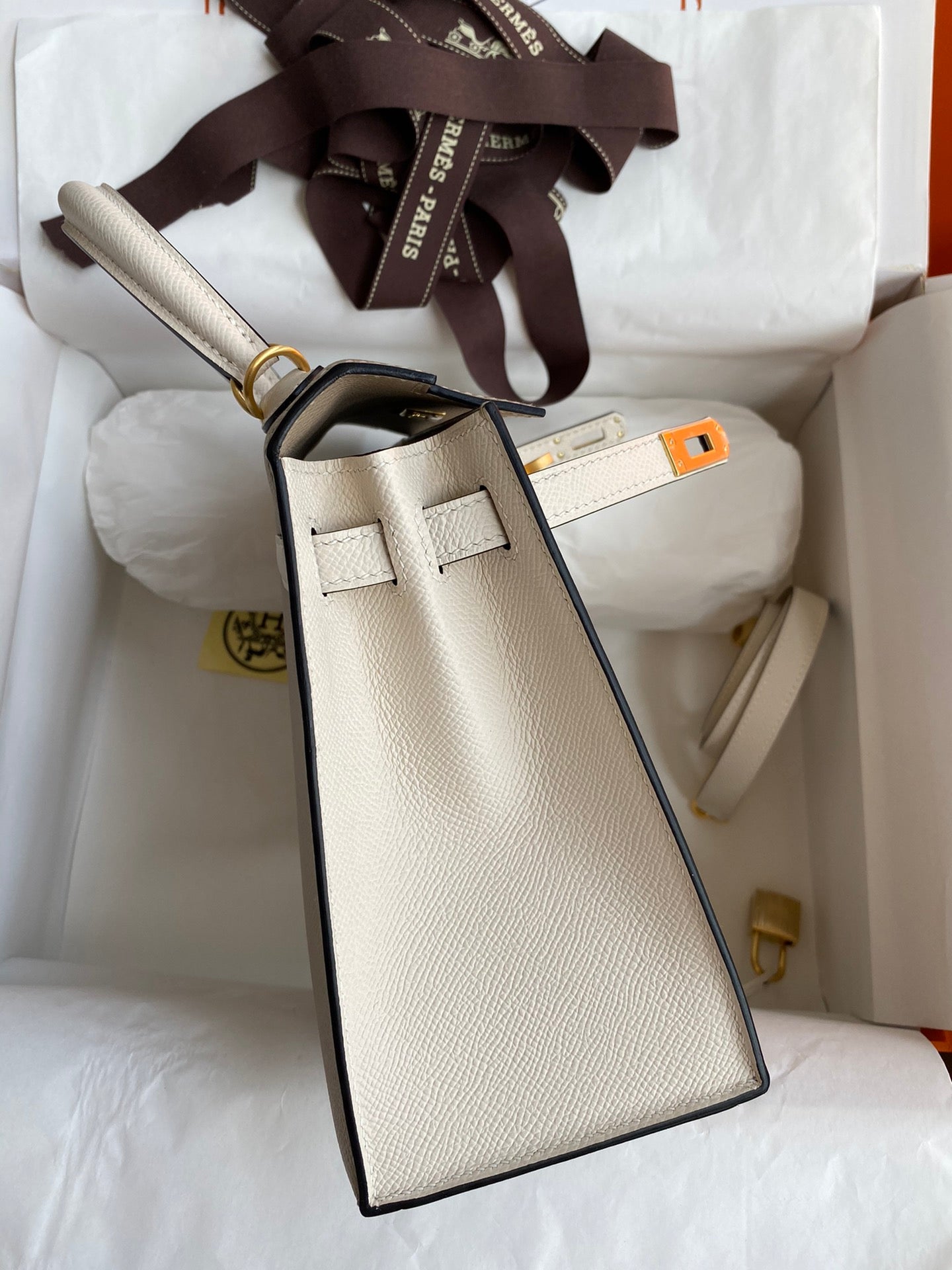 Kelly 25cm Epsom Leather Bag