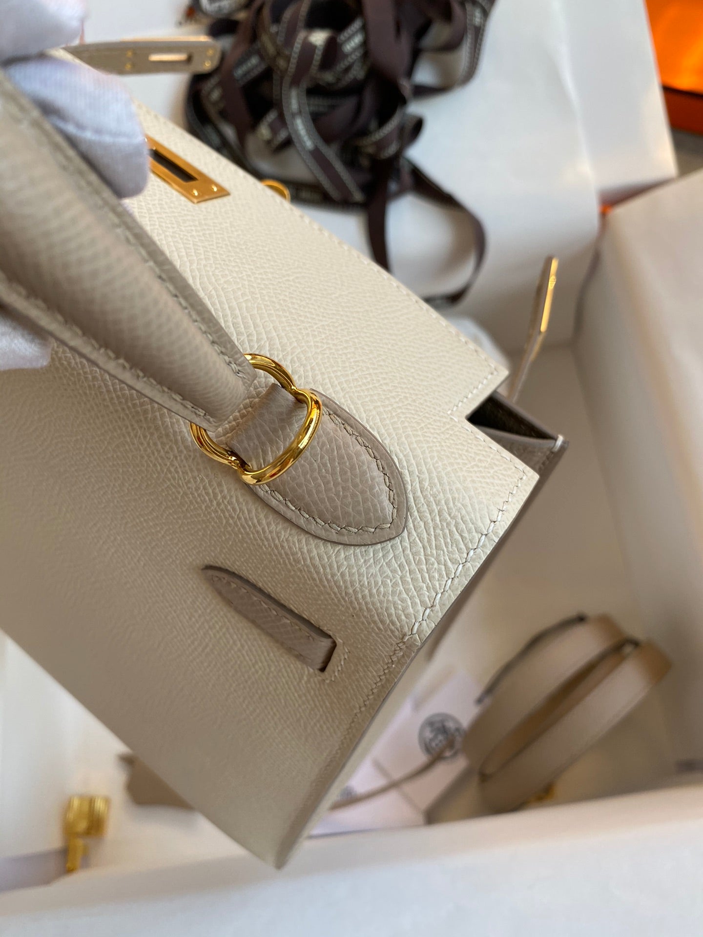 Kelly 25cm Epsom Leather Bag