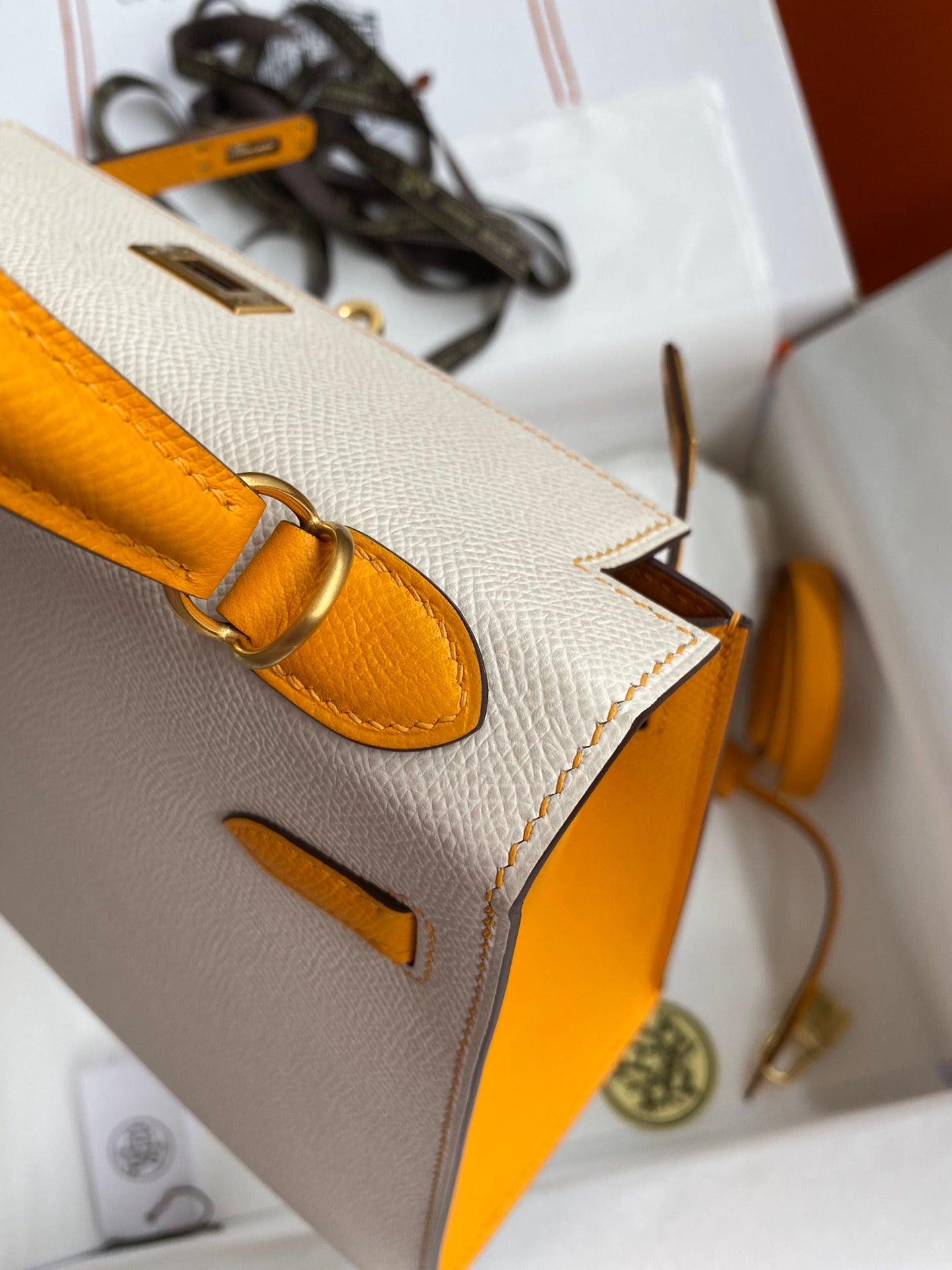Kelly 25cm Epsom Leather Bag