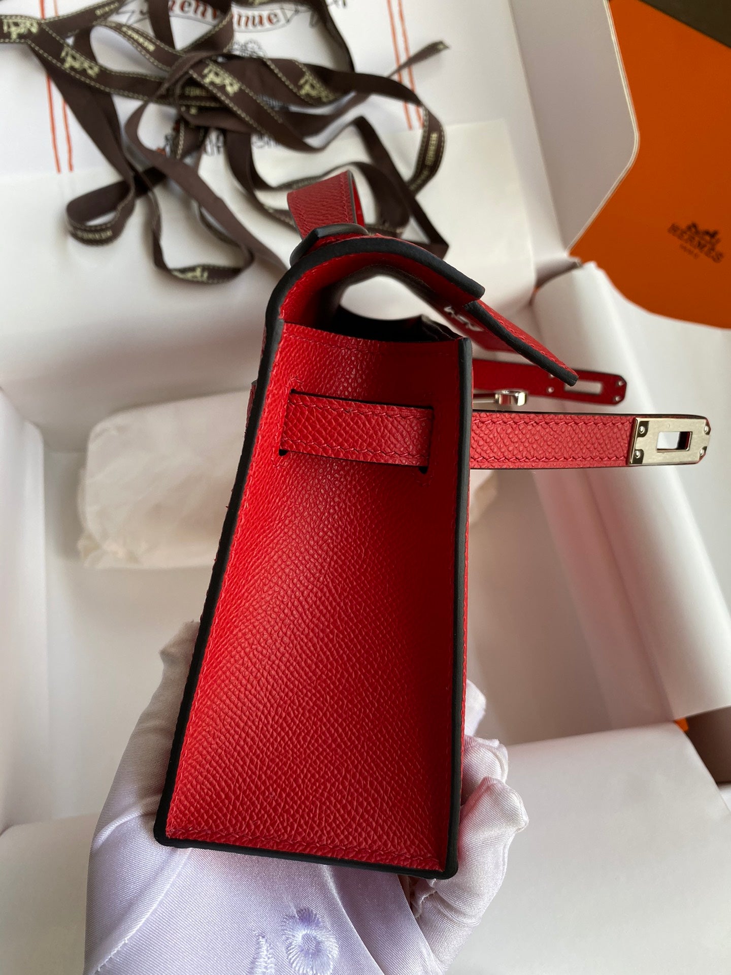 Mini Kelly 22cm Epsom Leather Handbag