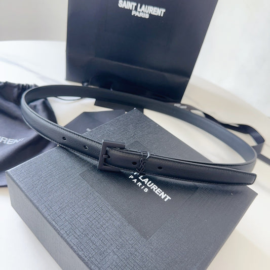 Logo Leather Waist Belt