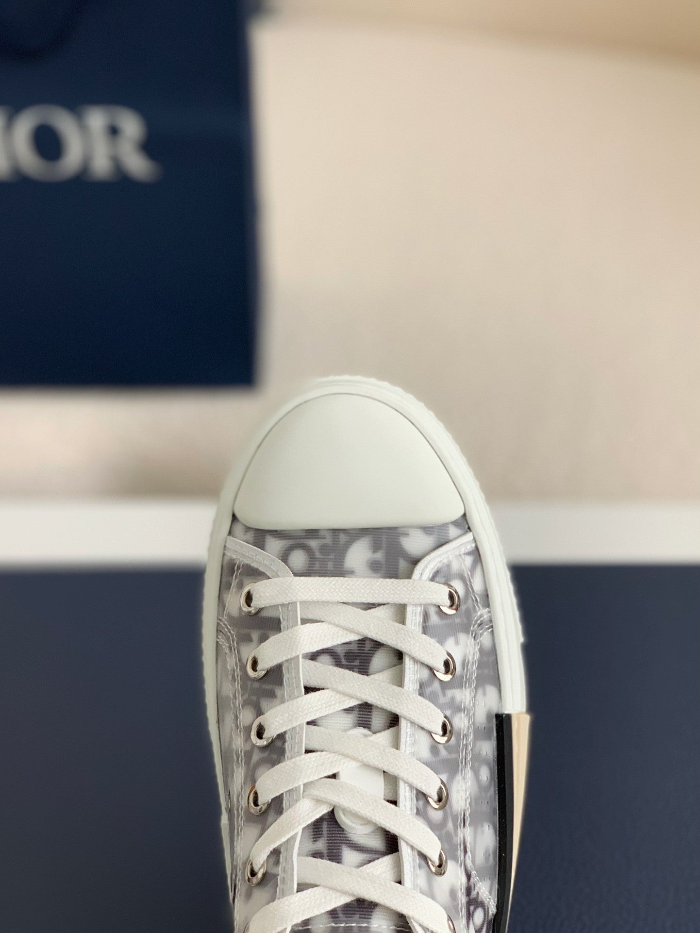 B23 Oblique Sneaker – Grey Transparent Monogram