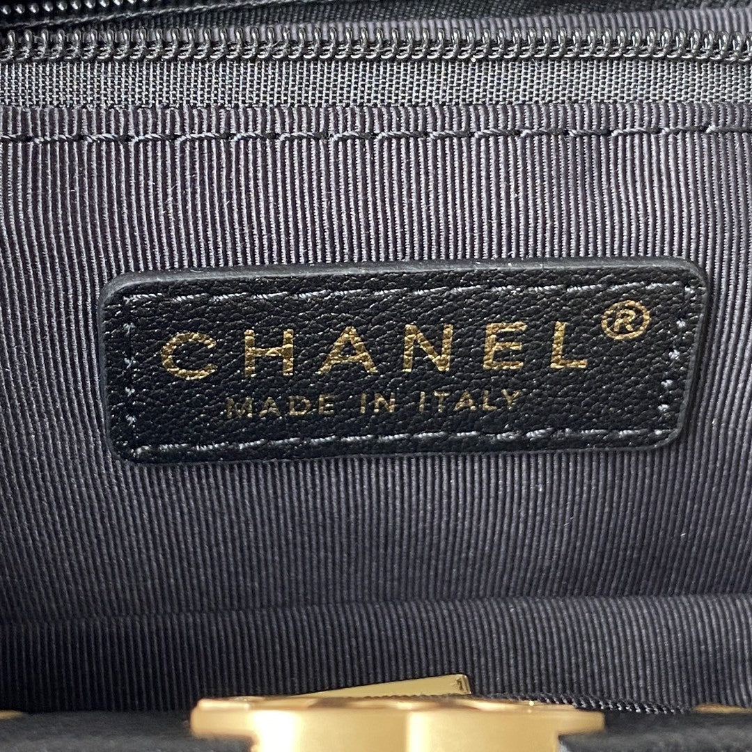 Quilted Leather Mini Backpack