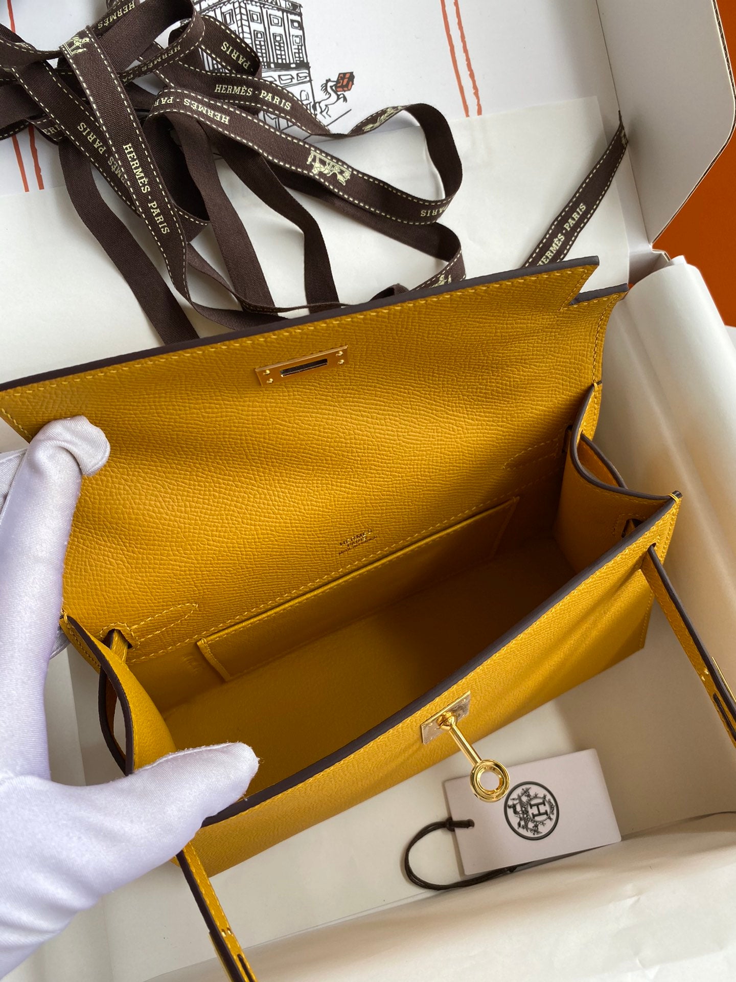 Mini Kelly 22cm Epsom Leather Handbag