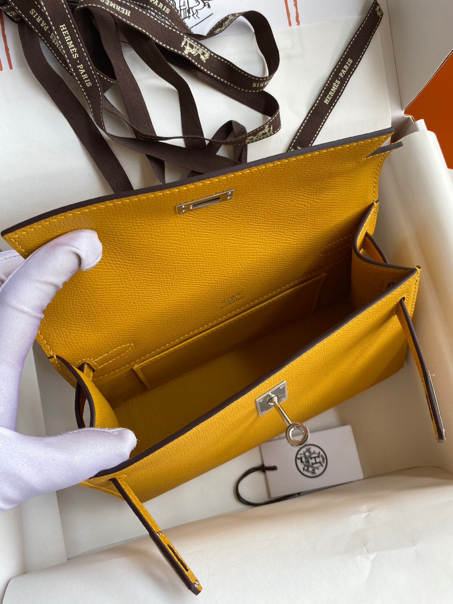 Mini Kelly 22cm Epsom Leather Handbag