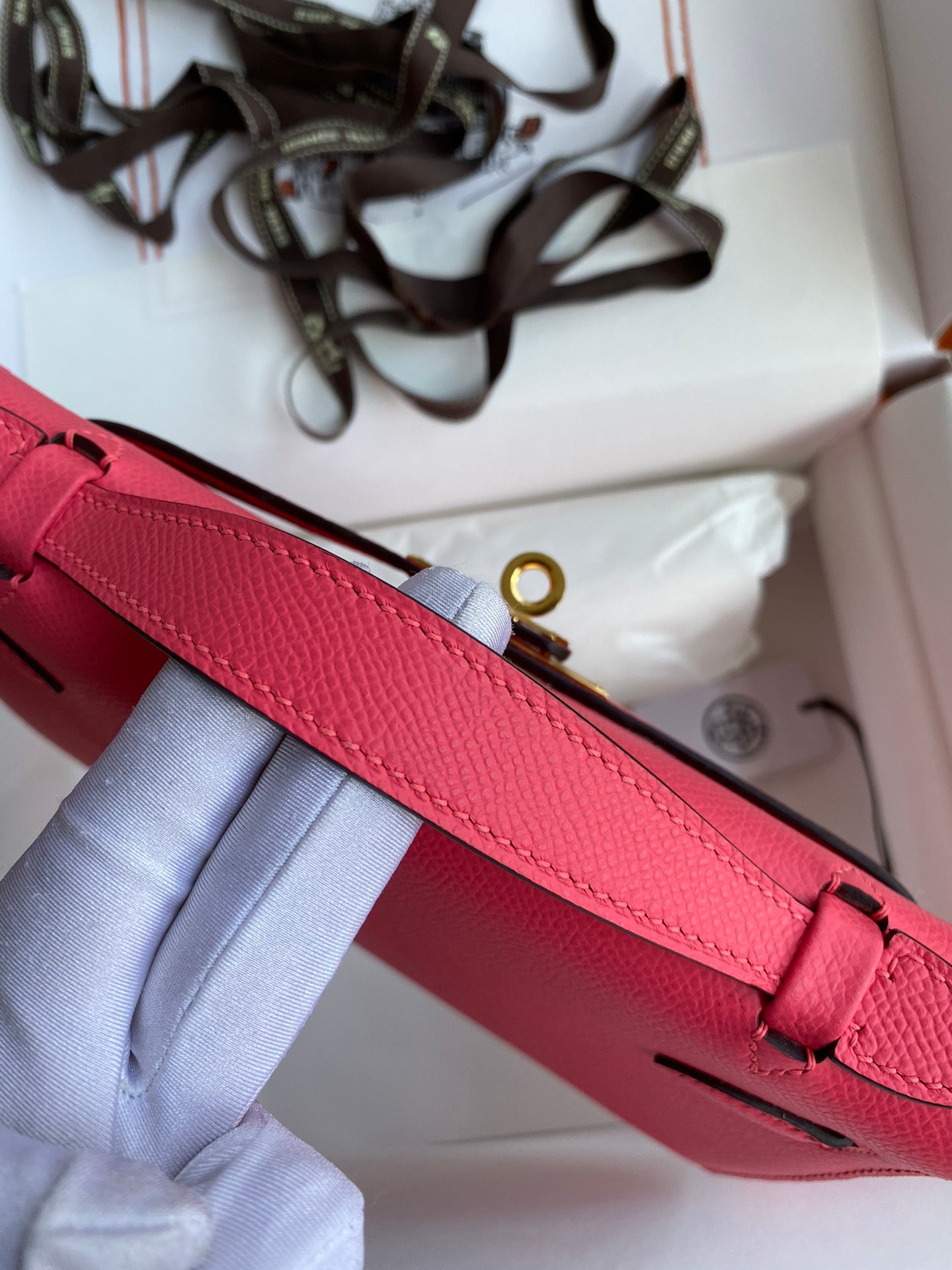 Mini Kelly 22cm Epsom Leather Handbag