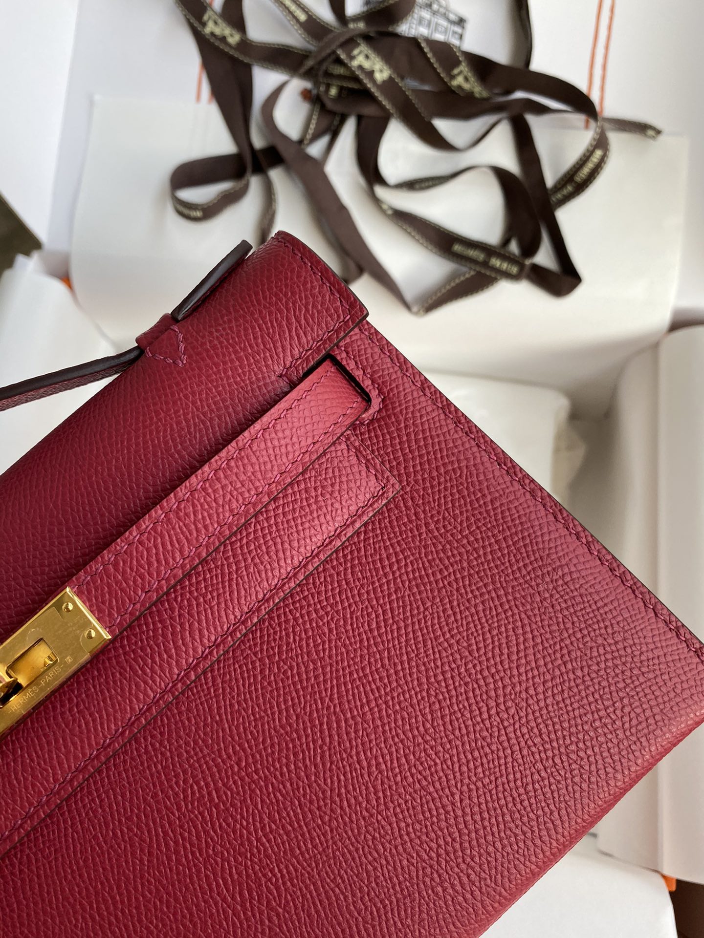 Mini Kelly 22cm Epsom Leather Handbag