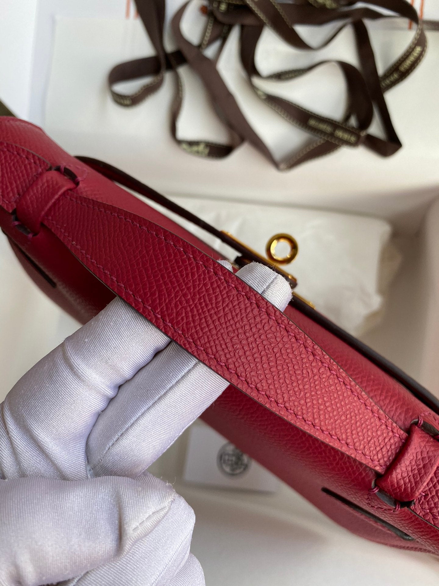 Mini Kelly 22cm Epsom Leather Handbag