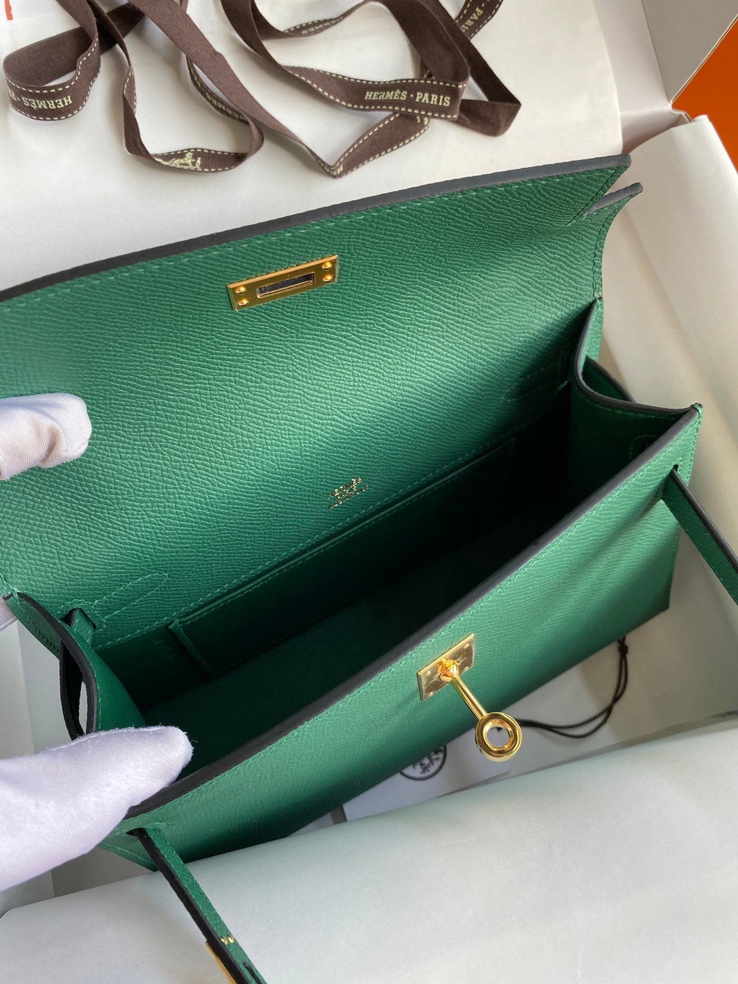 Mini Kelly 22cm Epsom Leather Handbag