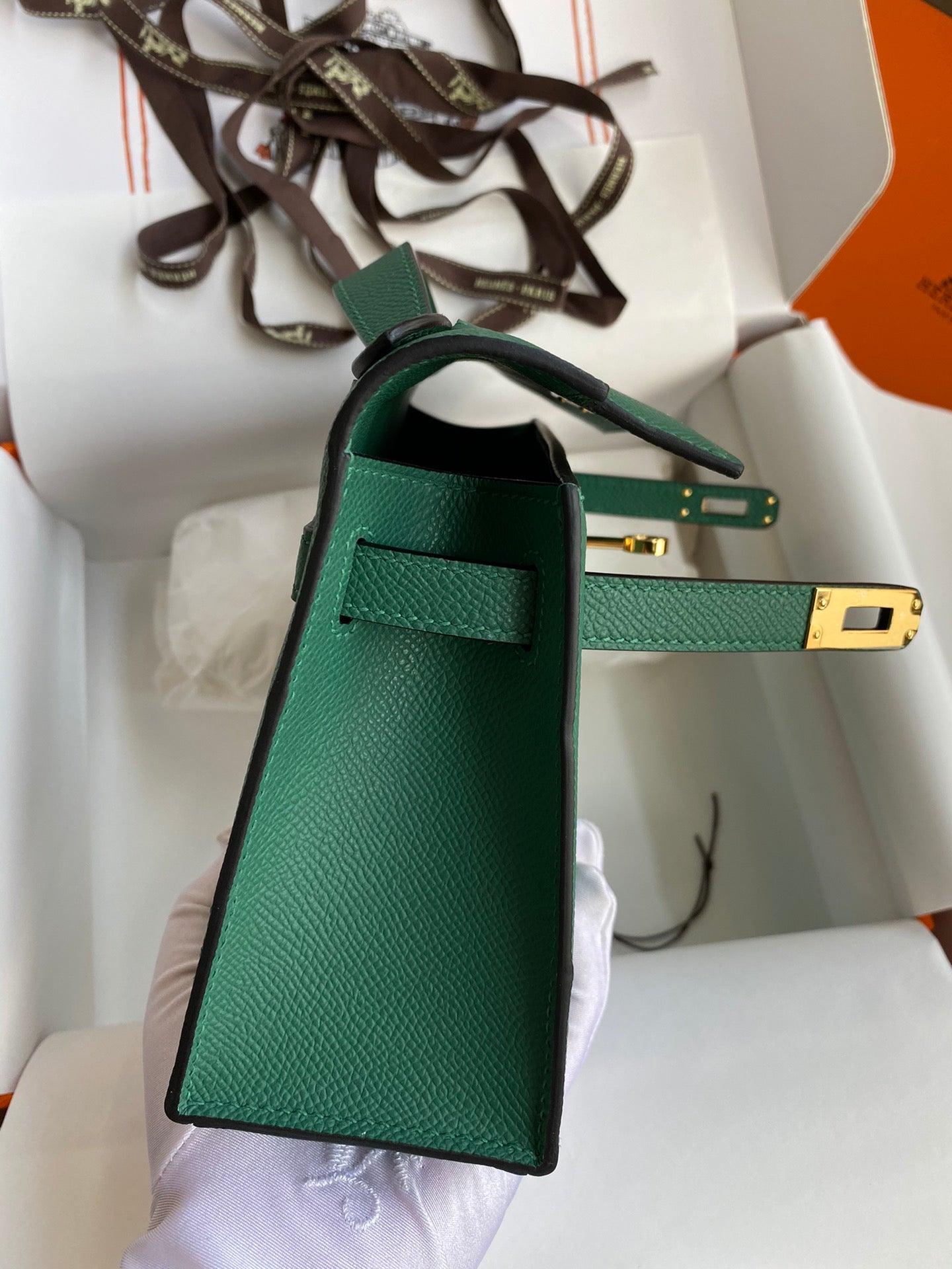 Mini Kelly 22cm Epsom Leather Handbag