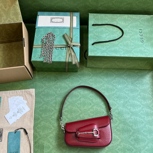 Horsebit 1955 Leather Mini Chain Shoulder Bag