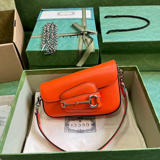 Horsebit 1955 Leather Mini Chain Shoulder Bag