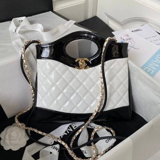Glossy Quilted Handbag