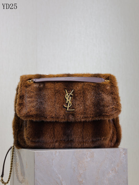 Niki Medium in Shearling Bag