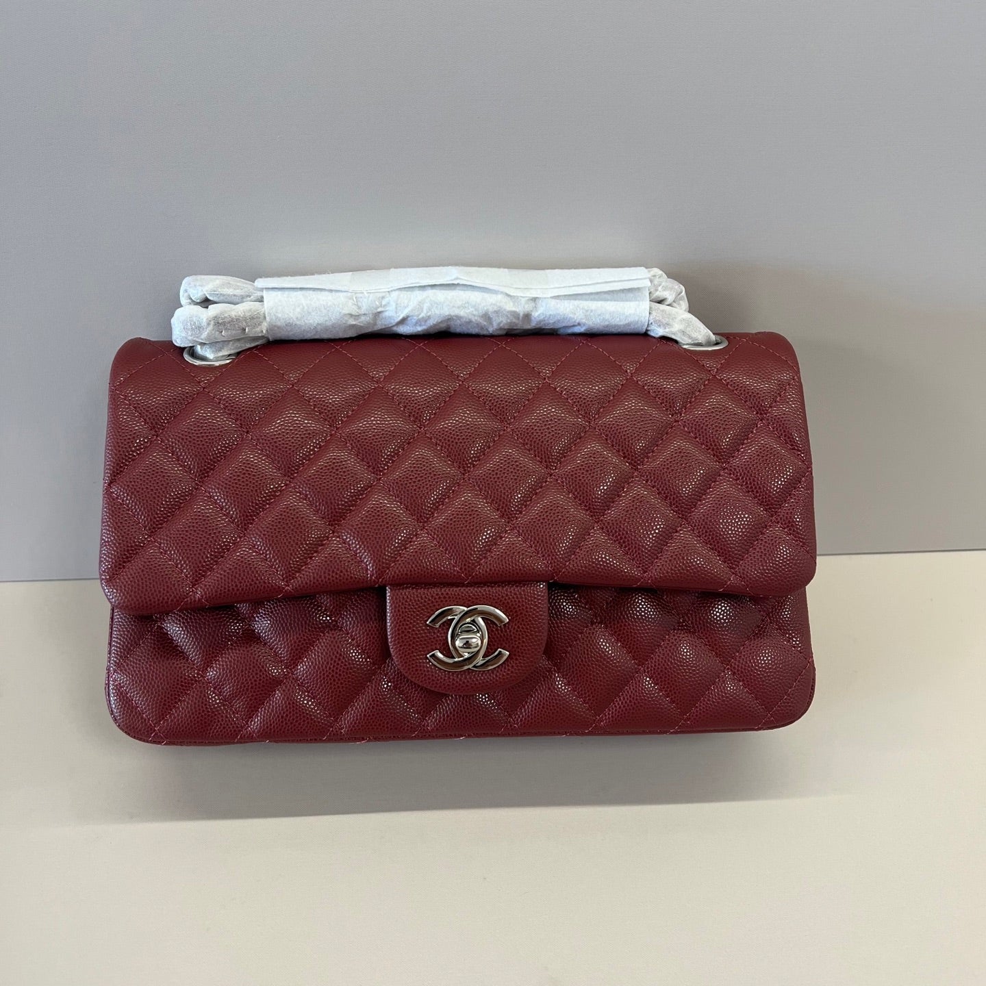 Caviar Leather Classic Double Flap Bag