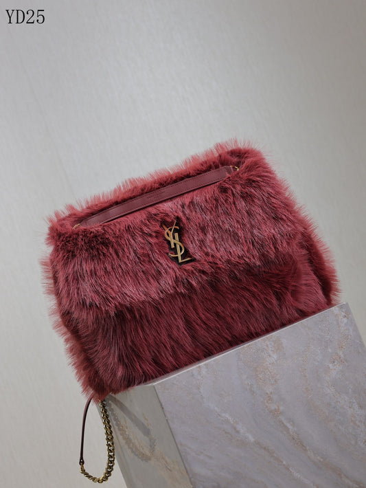 Niki Medium in Shearling Bag