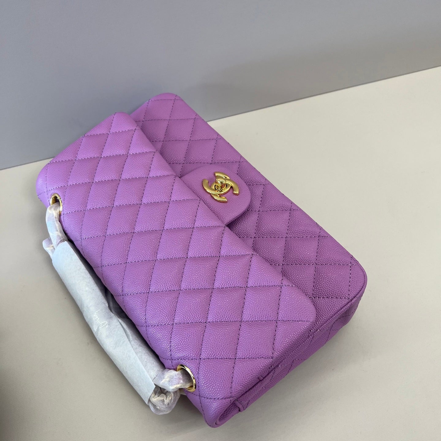 Caviar Leather Classic Double Flap Bag