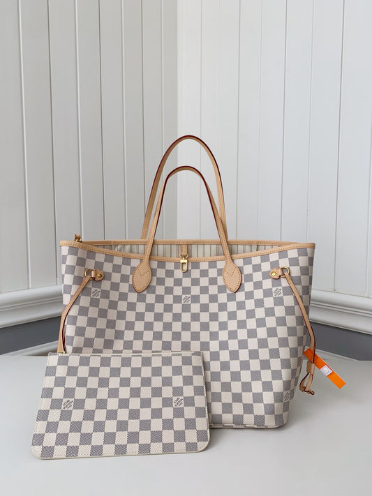 Neverfull MM – Damier Azur Canvas