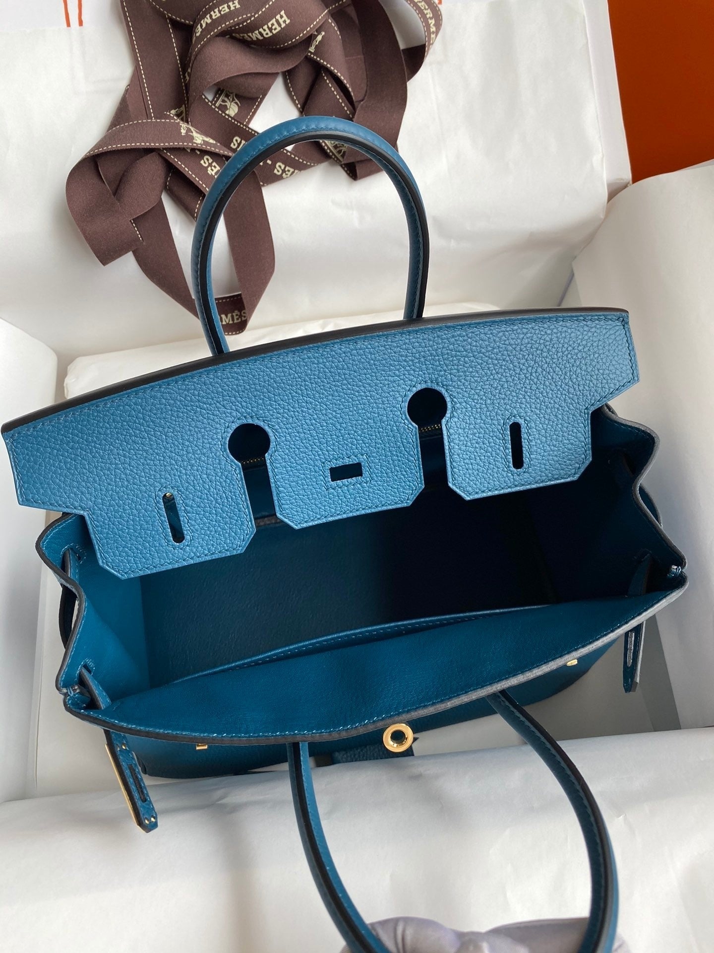 Birkin 25cm Togo Leather Handbag