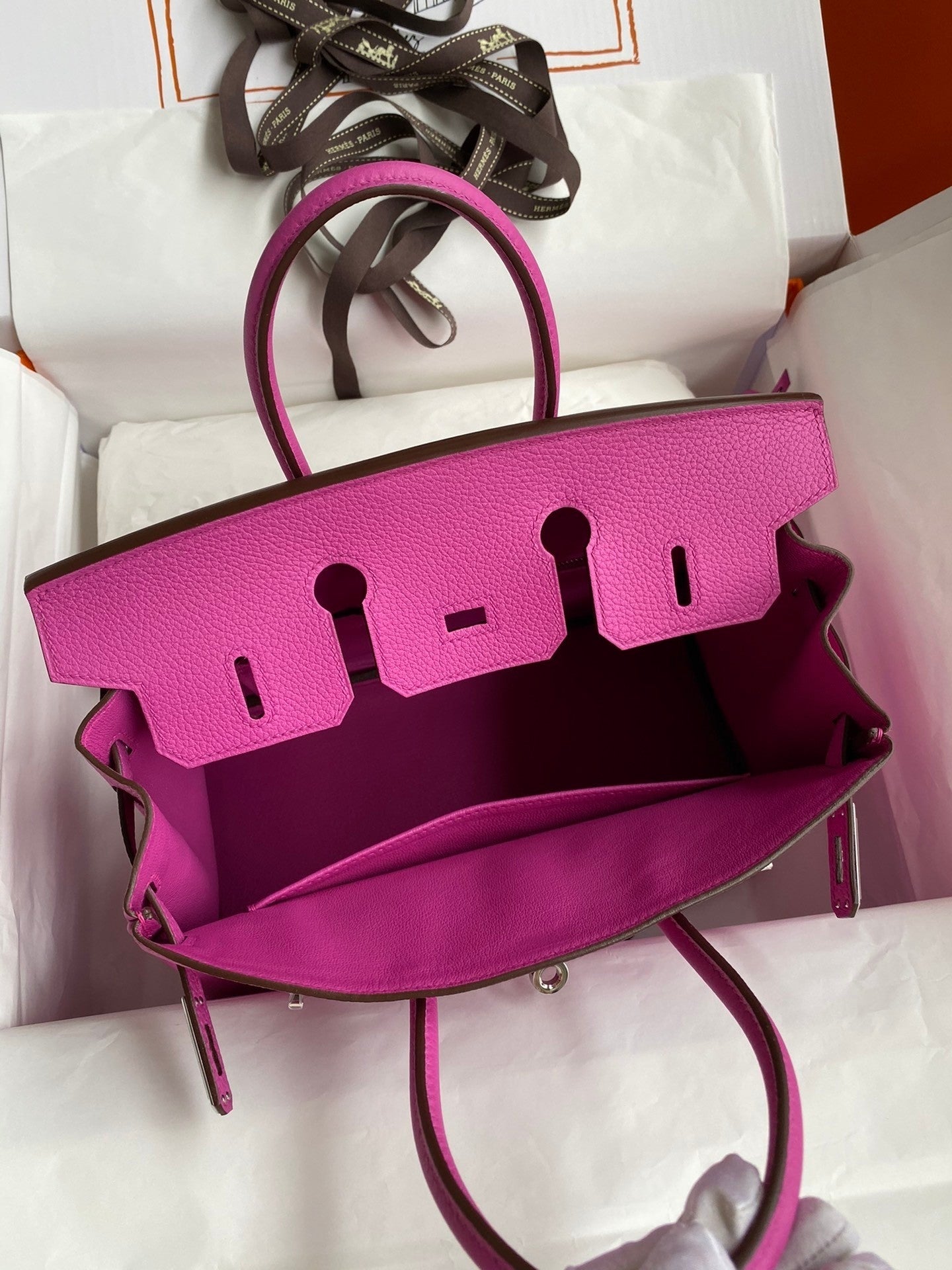 Birkin 25cm Togo Leather Handbag