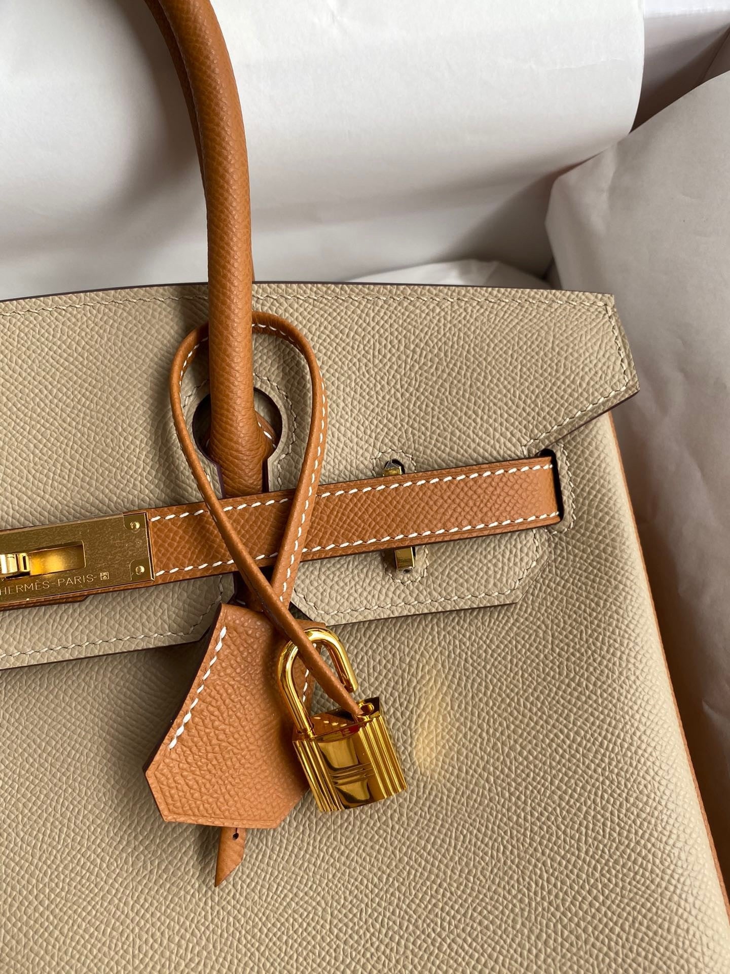 Birkin 25cm Epsom Leather Handbag