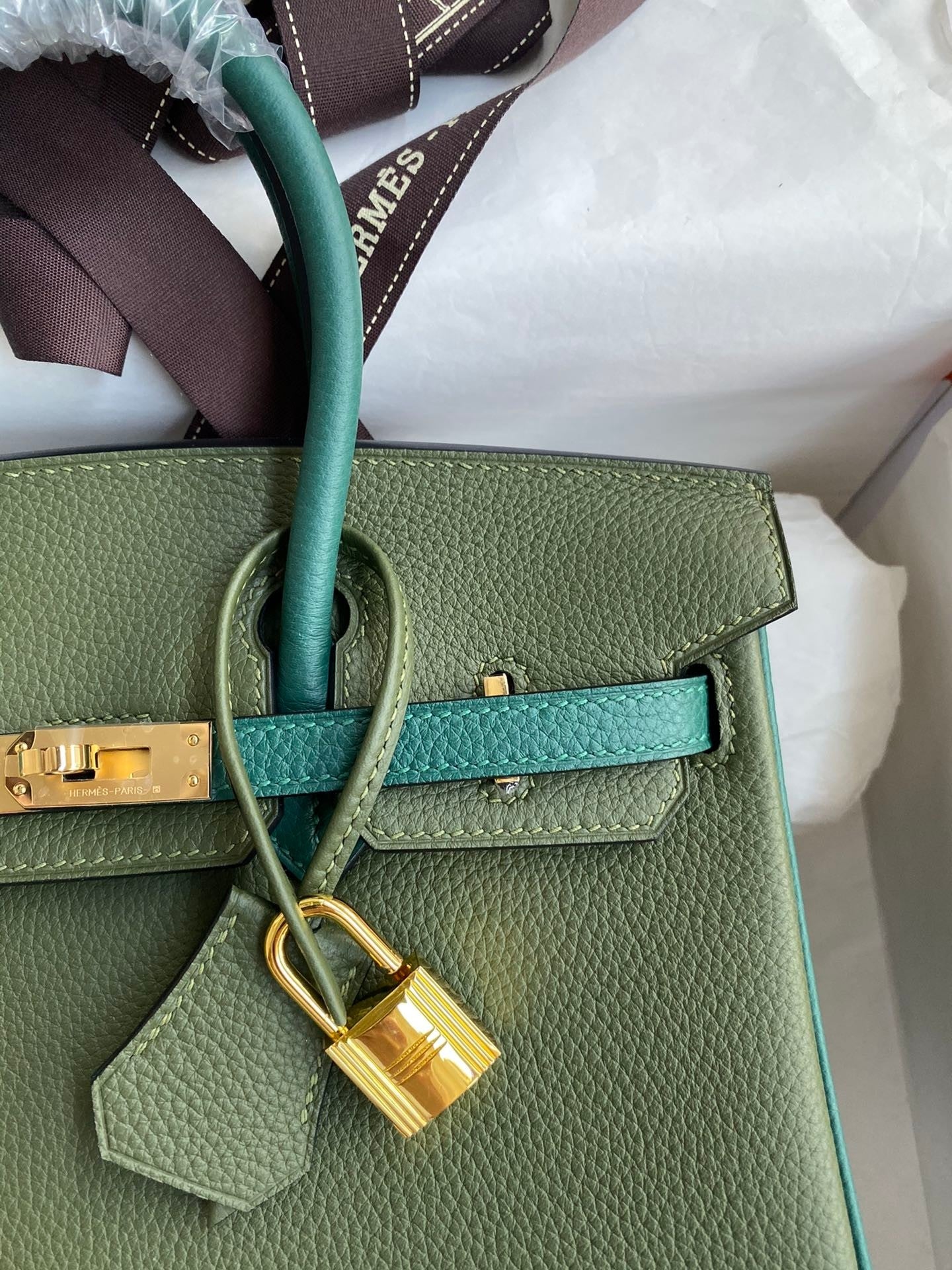 Birkin 25cm Togo Leather Handbag