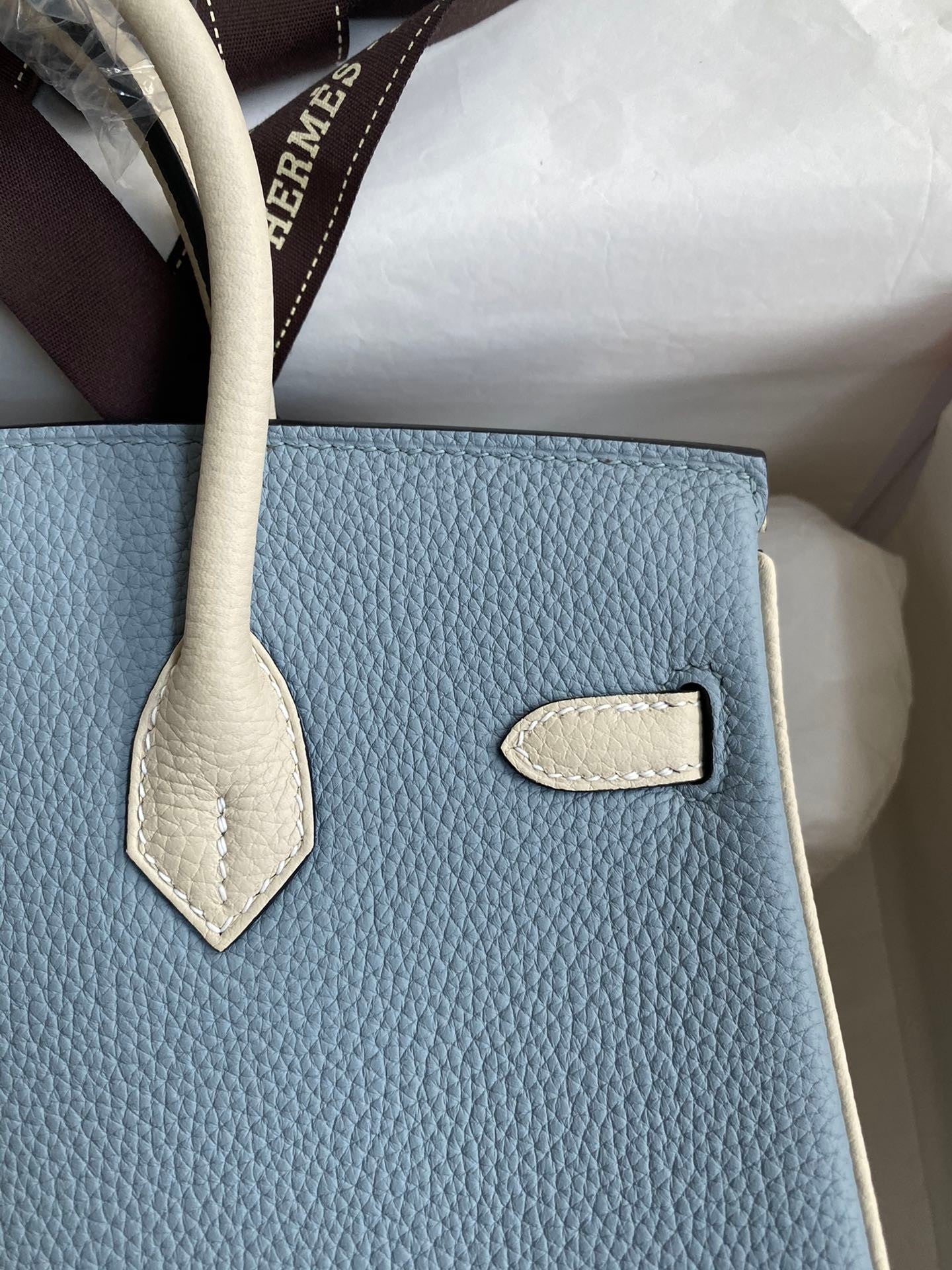 Birkin 25cm Togo Leather Handbag