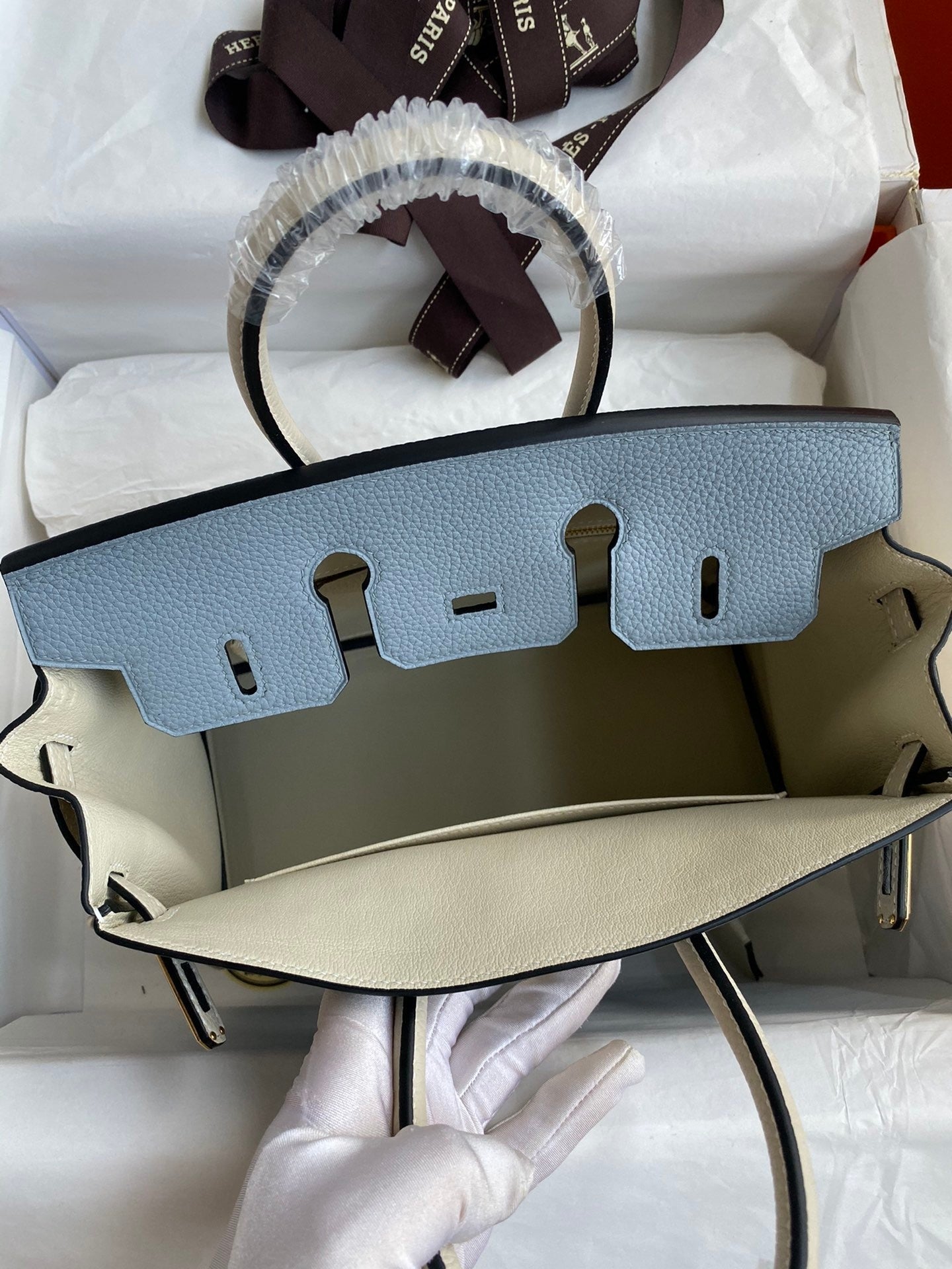 Birkin 25cm Togo Leather Handbag