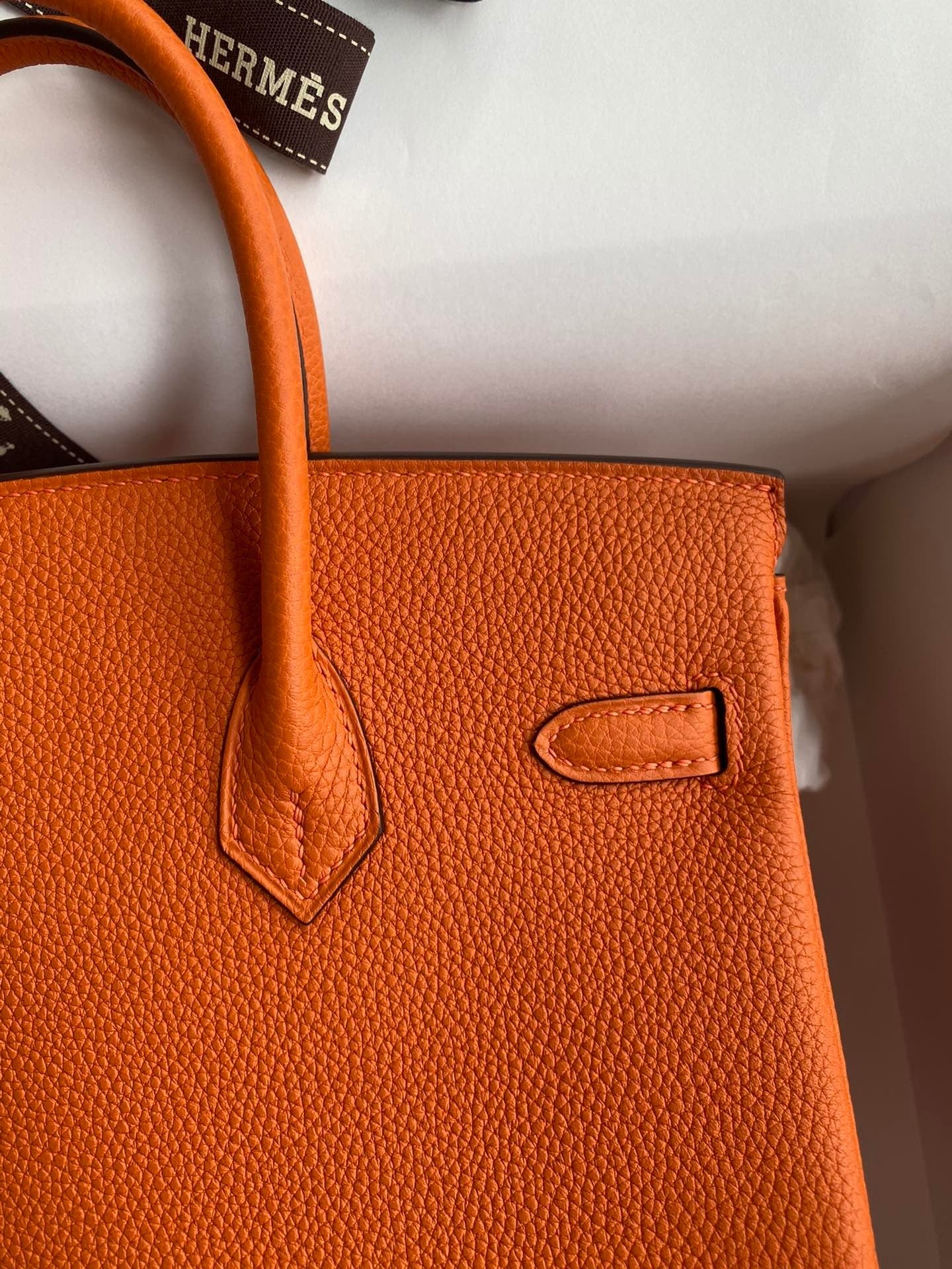 Birkin 25cm Togo Leather Handbag